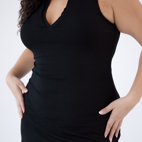 Klassy Network V-Neck Polo Brami Mini Dress - Picture 4 of 8